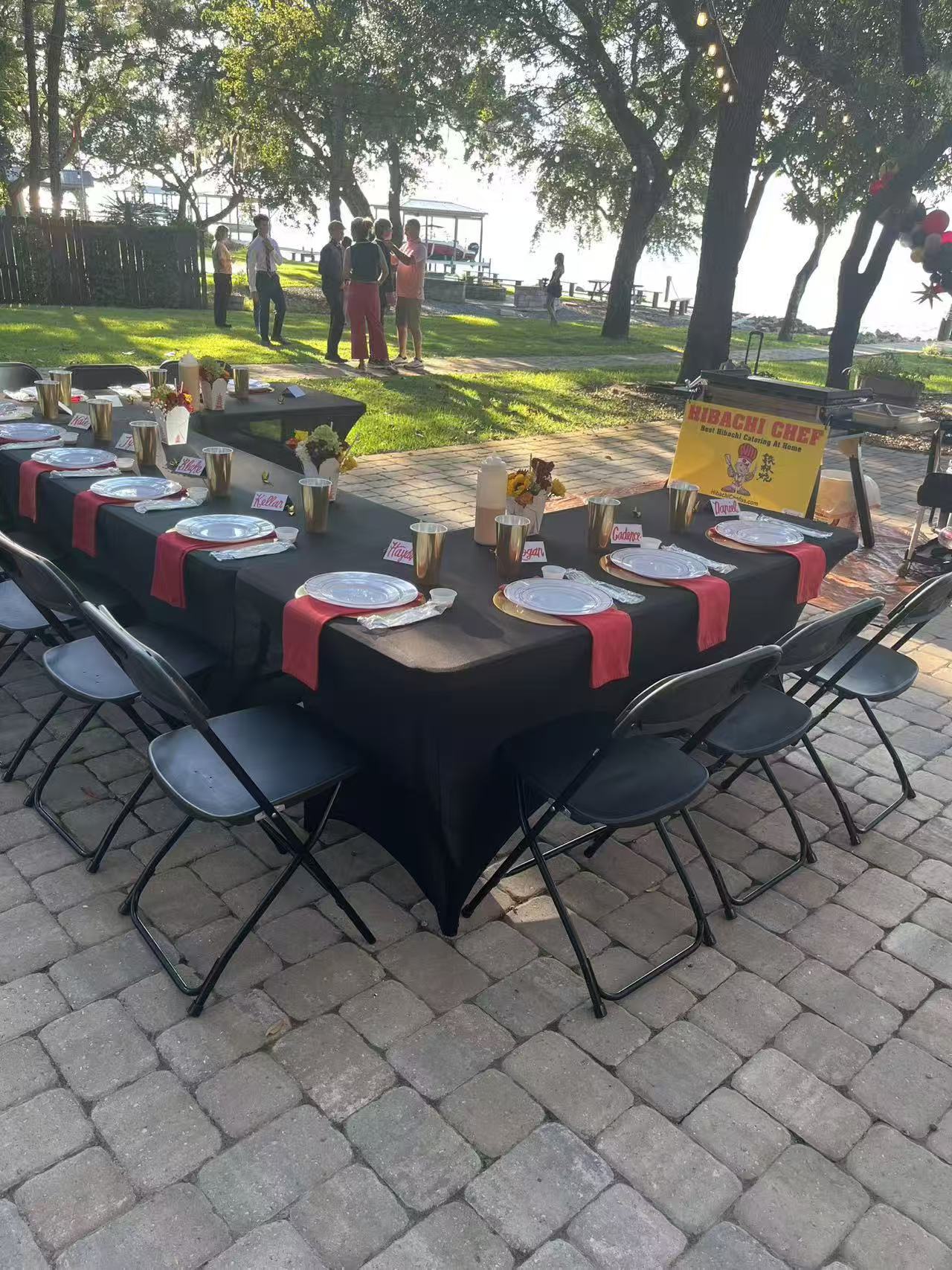 Live hibachi fire show Panama City FL